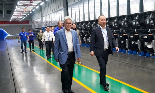 国度工信部节能与综合利用司司长黄利斌莅临征途国际官网恒超调研领导