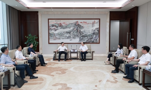 长兴县委副书记、县长朱伟莅临征途国际官网调研