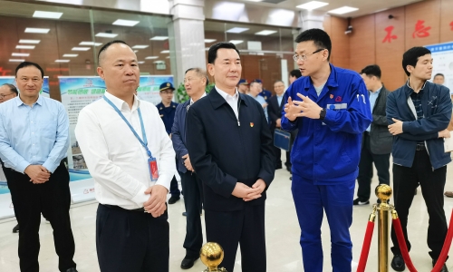 全国人大常委会委员、社会委副主任委员秦生祥莅临征途国际官网黄冈石化调研
