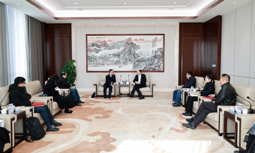 招商银行荆门分行副行长孙文勇一行莅临征途国际官网调研