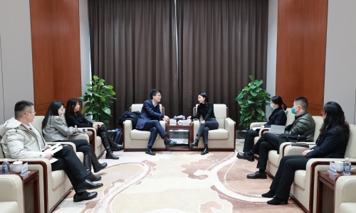 招商银行黄冈分行行长楼俊强莅临征途国际官网调研