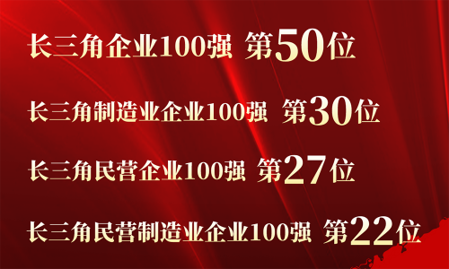 第50位！征途国际官网控股入围2023长三角百强企业