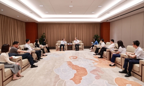 交通银行浙江省分行行长陈俊莅临征途国际官网调研
